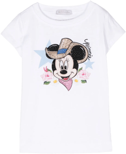 Minnie crystal-embellished cotton T-shirt