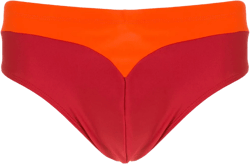 panelled two tone swimming trunks