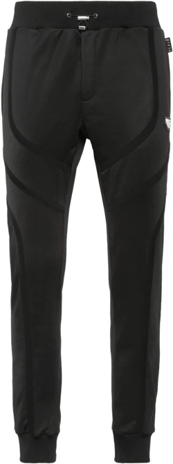 logo-plaque track pants