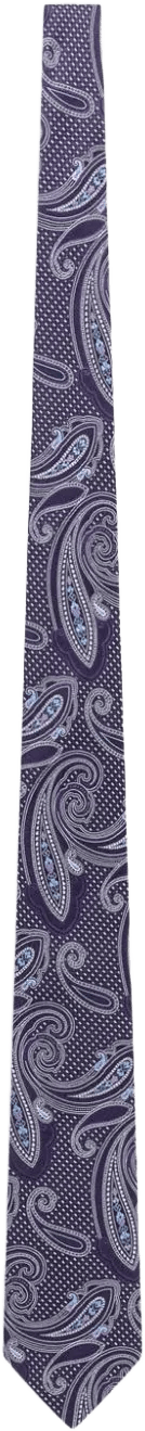 printed silk tie