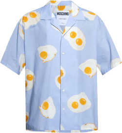 graphic-print shirt