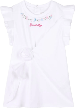 embroidered-logo dress