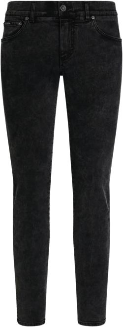 slim-cut jeans