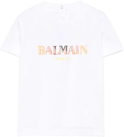logo-embroidered T-shirt