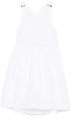 Medusa-embroidered dress