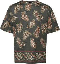 paisley-print cotton shirt