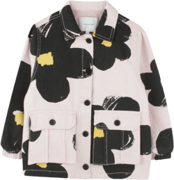 printed shirt jacket