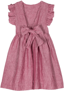 sleeveless linen dress