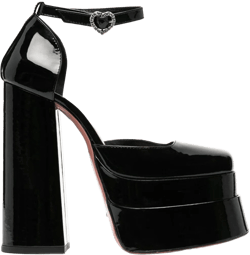 patent-leather platform 160mm pumps