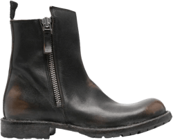 distressed boots