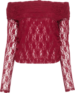 corded-lace top