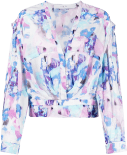 Otaki floral-print blouse