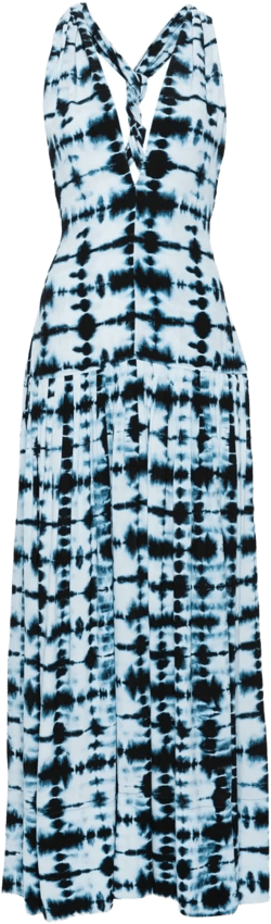 Simone tie-dye midi dress