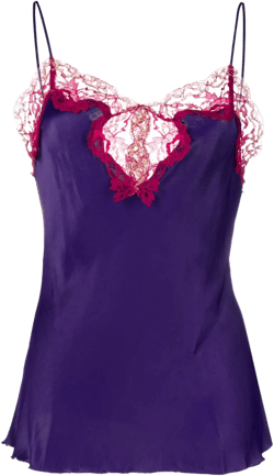 Marques lace-trimmed top