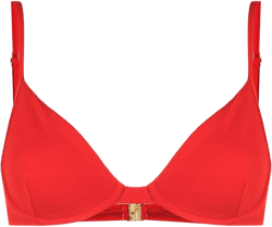 textured underwire bikini top