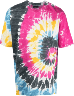 tie-dye cotton T-shirt