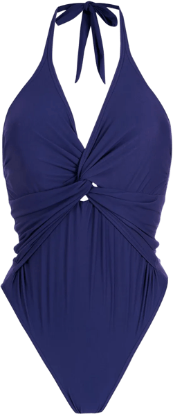 V-neck swimsuit