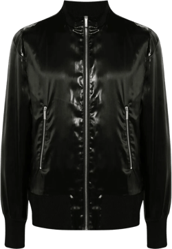 ciré-effect jacket