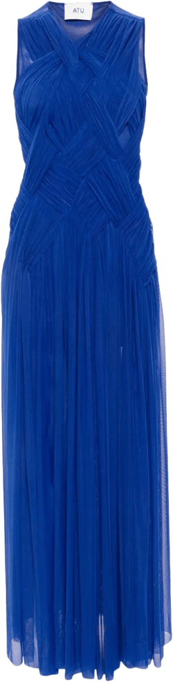 Emotional braided maxi dress