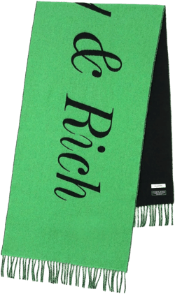 Dewi logo-print scarf 