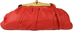 2010 logo-appliqué clutch bag