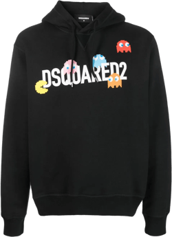 logo-print cotton hoodie