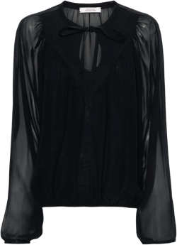 Sheer Dreams silk blouse