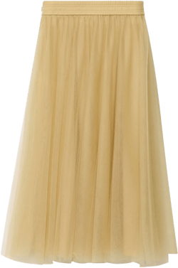 pleated midi skirt 
