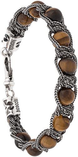 beaded chain bracelet