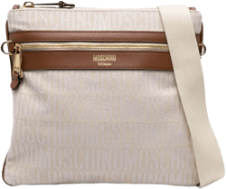 monogram-jacquard crossbody bag