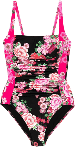 ruched one-piece