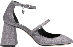 logo-charm 90mm glitter pumps