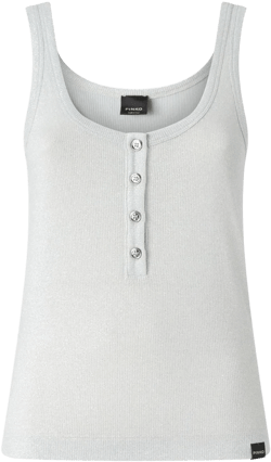 metallic tank top