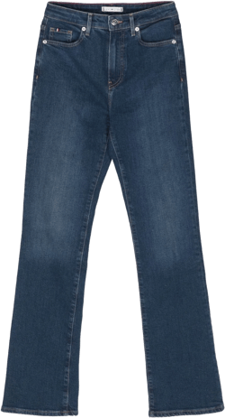 high-rise bootcut jeans