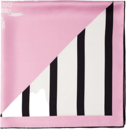 logo-print scarf