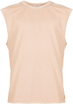 logo-appliqué tank top