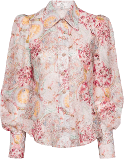 Aurora puff-sleeve blouse