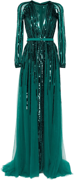 sequin-embellished dress