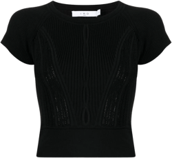 cut-out ribbed top
