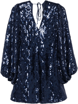 sequinned mini dress