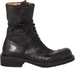 lace-up leather boots