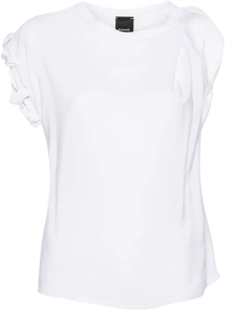 crepe sheer blouse