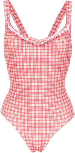 plaid swimsuit