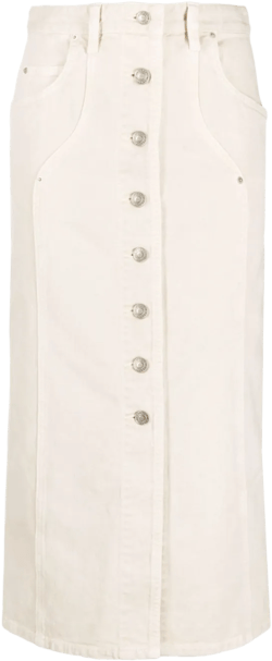 Vandy midi denim skirt