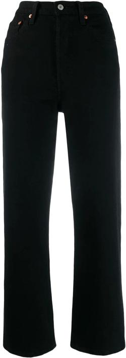 Ribcage straight-leg jeans