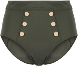 Royal Navy high-waist bikini bottoms