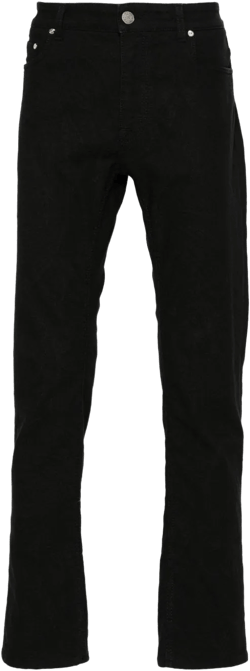 jacquard slim-fit jeans