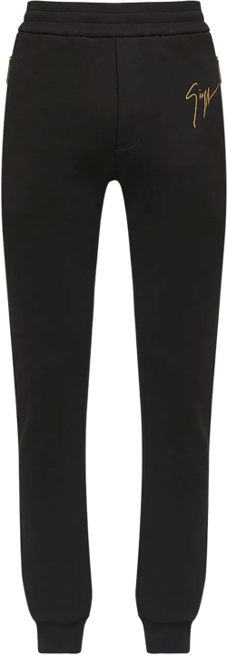 logo print-track pants