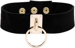 Jacob suede choker necklace