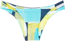 abstract-pattern print bikini bottoms